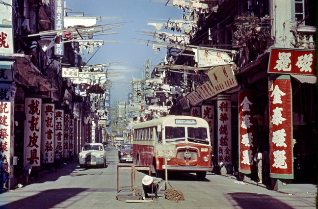 上海街，約1960年代。